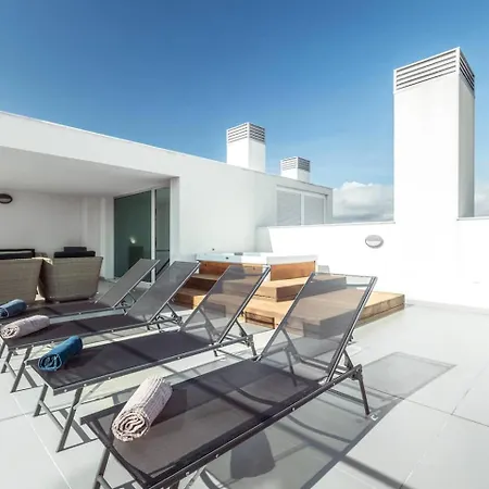 شقة Penthouse Isabela Vistamar - Rooftop & Jacuzzi