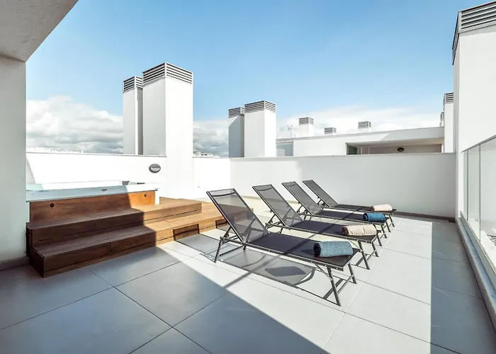Penthouse Isabela Vistamar - Rooftop & Jacuzzi Albufeira