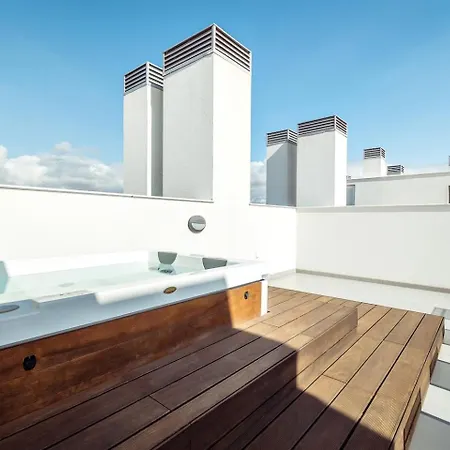 Penthouse Isabela Vistamar - Rooftop & Jacuzzi * 알부페이라
